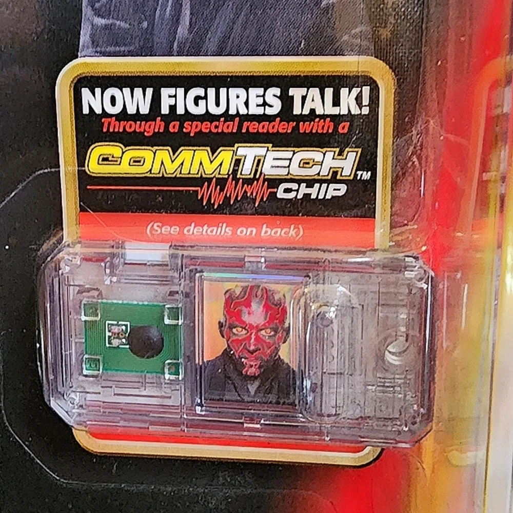 NIP!!! Star Wars Episode 1 Darth Maul X 2!! Each Includes A CommTech chip! - Picture 2 of 9